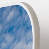 Bubble Mammatus Wolken Blue Sky Foto 2-seitig Pickleball Schläger (Linke Seite)