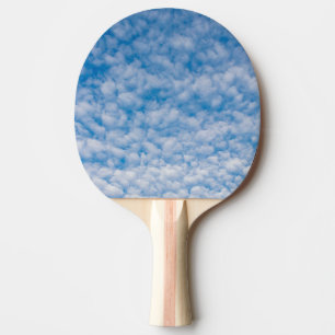 Bubble Mammatus Wolken Blue Sky Foto 2-seitig Tischtennis Schläger
