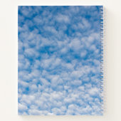 Bubble Mammatus Wolken Blue Sky Nature Fotografy Notizblock (Rückseite)