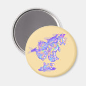 Bubble Monsters, Magnet (Vorderseite/Rückseite)