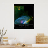 Bubble Nebel 7635 Hubble Teleskop Poster (Küche)