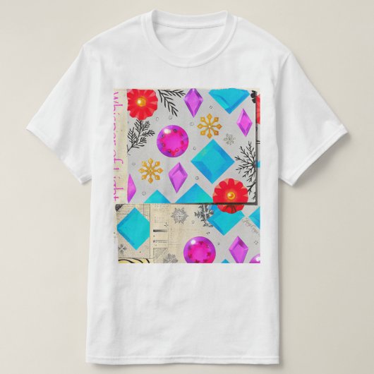 Bubble Pattern Pop T-Shirt – Fröhliches abstraktes (Design vorne)