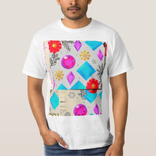 Bubble Pattern Pop T-Shirt – Fröhliches abstraktes