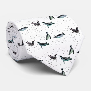 Bubble Pinguine Krawatte (Farbe auswählen)