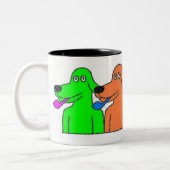BUBBLE-PIPE HUNDE $14,95 ZWEIFARBIGE TASSE (Links)