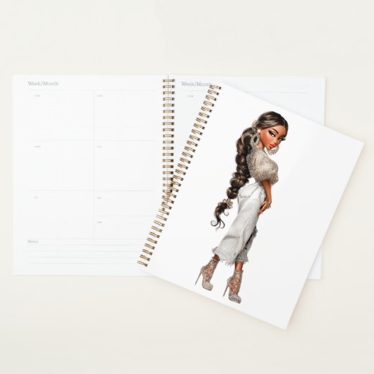 Bubble Ponytail Planner Planer (Anzeige)