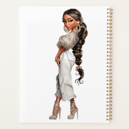 Bubble Ponytail Planner Planer (Rückseite)