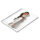 Bubble Ponytail Spiral Foto Notizbuch Notizblock (Linke Seite)