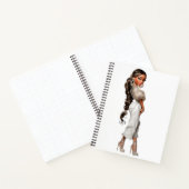 Bubble Ponytail Spiral Notebook Notizblock (Innenseite)