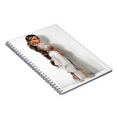 Bubble Ponytail Spiral Photo Notebook Notizblock (Rechte Seite)