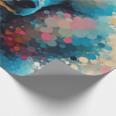 Bubble Poodle Geschenkpapier (Ecke)