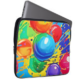 Bubble Pop: Hell und Kühner Laptopschutzhülle (Vorne Rechts)