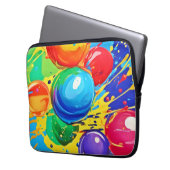 Bubble Pop: Hell und Kühner Laptopschutzhülle (Vorderseite Links)