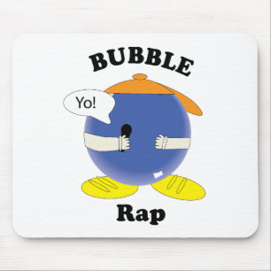 Bubble Rap Lustiger Wortwitz Charakter Cartoon Lus Mousepad