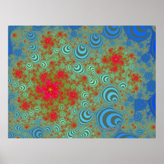 Bubble Roses Poster (Vorne)