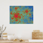 Bubble Roses Poster (Küche)