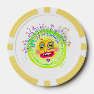 Bubble Smile Meemogie Emoji Kunst Pokerchips