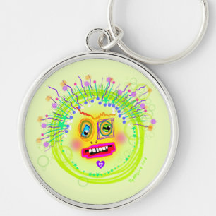 Bubble Smile Meemogie Emoji Kunst Schlüsselanhänger