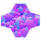 Bubble Stars Lila Fußball (Flach)