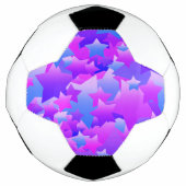 Bubble Stars Lila Fußball (Vorderseite)