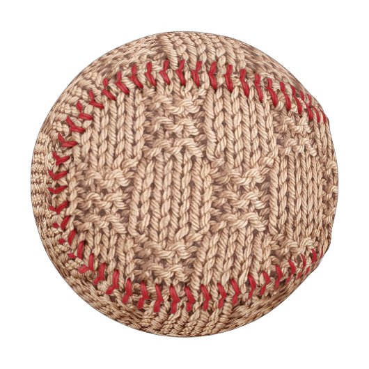 Bubble Strick Stitch Pattern von Shirley Taylor Baseball (Vorderseite Links)