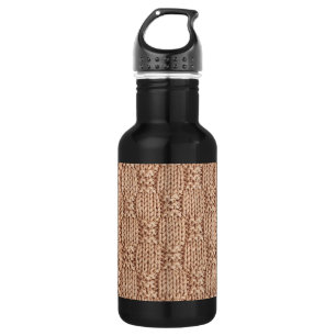 Bubble Strick Stitch Pattern von Shirley Taylor Edelstahlflasche