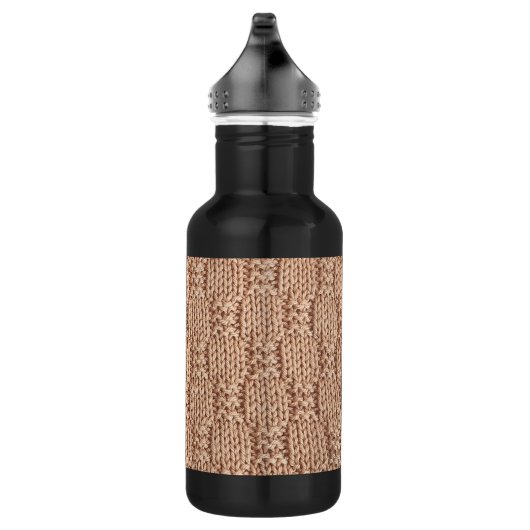 Bubble Strick Stitch Pattern von Shirley Taylor Edelstahlflasche (Rechts)