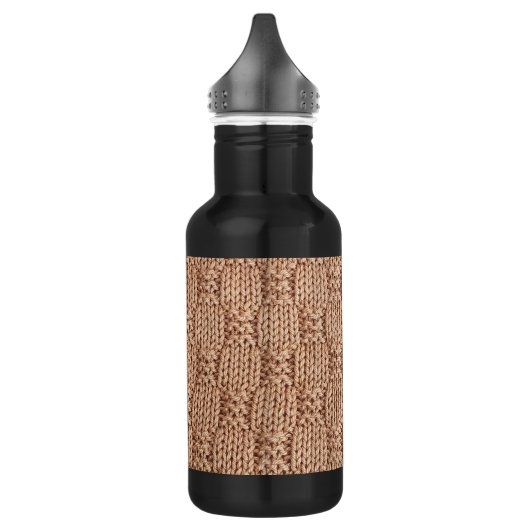 Bubble Strick Stitch Pattern von Shirley Taylor Edelstahlflasche (Links)