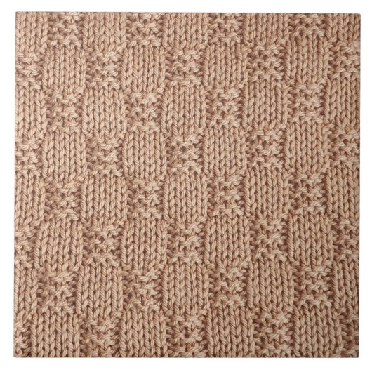 Bubble Strick Stitch Pattern von Shirley Taylor Fliese (Vorderseite)