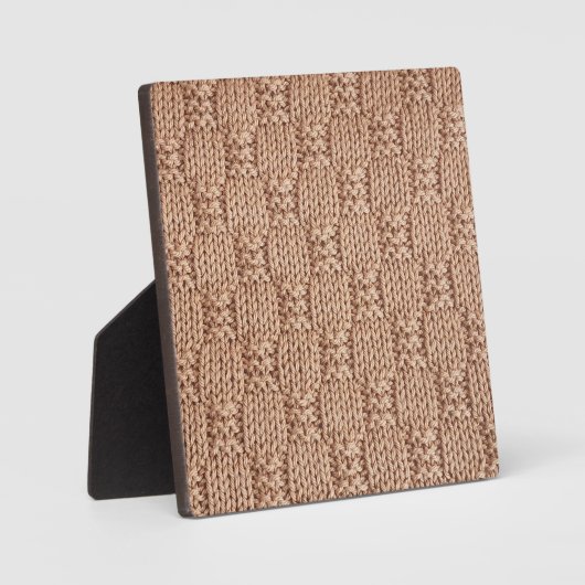 Bubble Strick Stitch Pattern von Shirley Taylor Fotoplatte (Vorderseite)