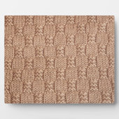 Bubble Strick Stitch Pattern von Shirley Taylor Fotoplatte (Vorderseite)