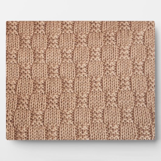 Bubble Strick Stitch Pattern von Shirley Taylor Fotoplatte (Vorderseite)