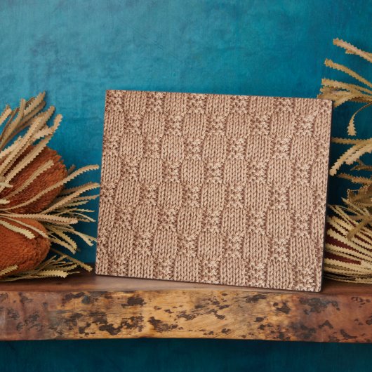 Bubble Strick Stitch Pattern von Shirley Taylor Fotoplatte (Seite)