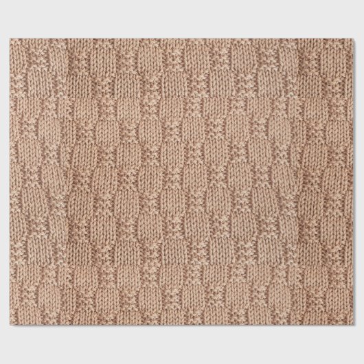 Bubble Strick Stitch Pattern von Shirley Taylor Geschenkpapier (Flach)