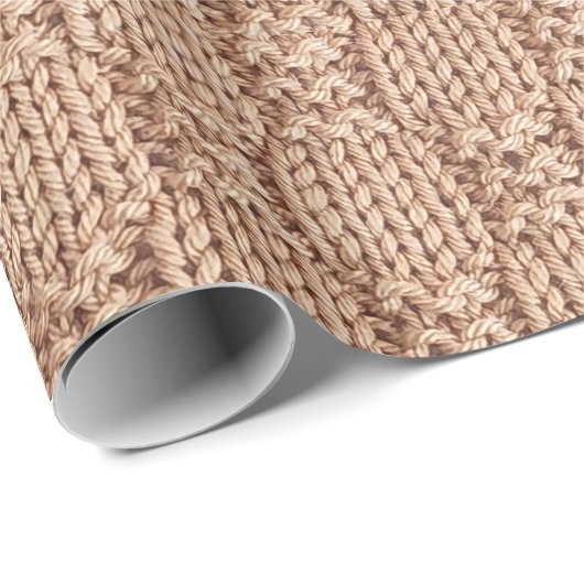 Bubble Strick Stitch Pattern von Shirley Taylor Geschenkpapier (Rolleneckpunkt)