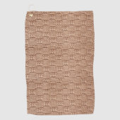 Bubble Strick Stitch Pattern von Shirley Taylor Golfhandtuch (Vorderseite)