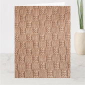 Bubble Strick Stitch Pattern von Shirley Taylor Karte (Vorderseite)