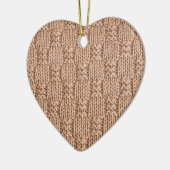 Bubble Strick Stitch Pattern von Shirley Taylor Keramik Ornament (Links)