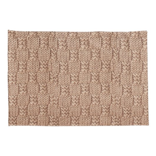 Bubble Strick Stitch Pattern von Shirley Taylor Kissenbezug (Rückseite-Rechts)