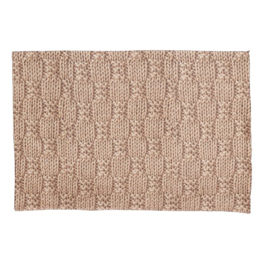 Bubble Strick Stitch Pattern von Shirley Taylor Kissenbezug (Vorderseite-Links)