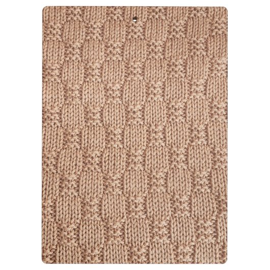 Bubble Strick Stitch Pattern von Shirley Taylor Klemmbrett (Rückseite)