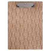 Bubble Strick Stitch Pattern von Shirley Taylor Klemmbrett (Vorderseite)