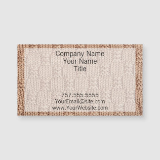 Bubble Strick Stitch Pattern von Shirley Taylor Magnetkarte