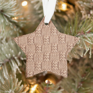 Bubble Strick Stitch Pattern von Shirley Taylor Ornament