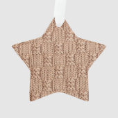 Bubble Strick Stitch Pattern von Shirley Taylor Ornament (Rückseite)