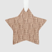 Bubble Strick Stitch Pattern von Shirley Taylor Ornament (Vorderseite)
