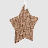 Bubble Strick Stitch Pattern von Shirley Taylor Ornament (Vorderseite)