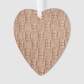 Bubble Strick Stitch Pattern von Shirley Taylor Ornament (Vorderseite)