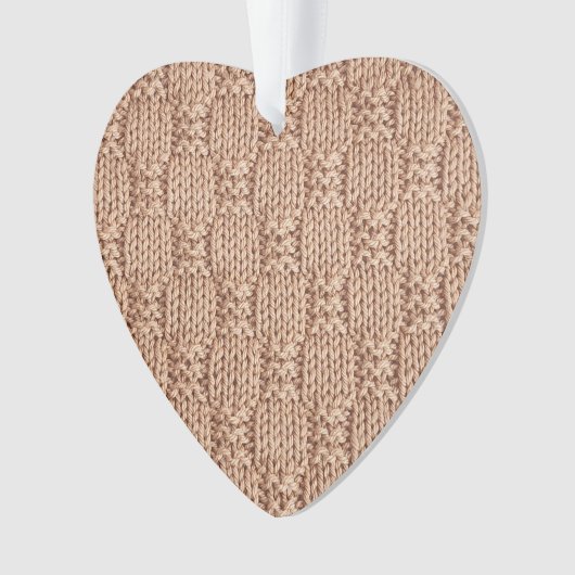 Bubble Strick Stitch Pattern von Shirley Taylor Ornament (Vorderseite)