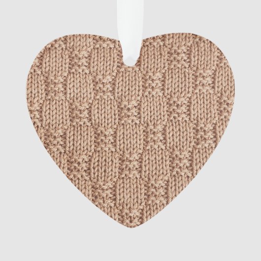 Bubble Strick Stitch Pattern von Shirley Taylor Ornament (Vorderseite)